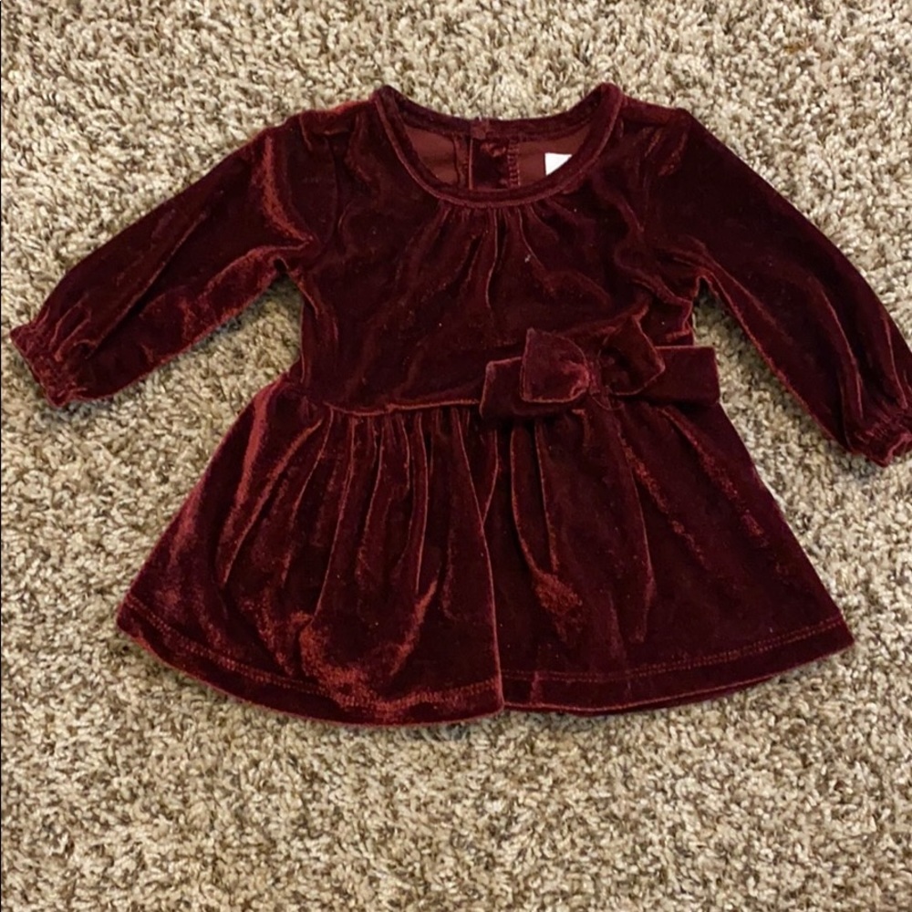 Baby girl velvet dress